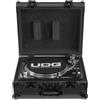 UDG U91030BL2 Flight Case Black per Contenere e Trasportare Giradischi per Dj