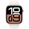 Apple Watch Series 10 GPS 46mm Rose Gold Aluminum Case SB M/L - Light Blush EU