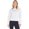 Tommy Hilfiger Donna Felpa Senza Cappuccio, Bianco (TH Optic White), XS