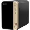 QNAP QNAP TS-264 NAS Tower IntelÂ® CeleronÂ® N5095 8 GB 24 TB HDD QNAP Turbo System Nero, Oro (QNAP TS-264-8G 24TB [Seagate Ironwolf] 2-Bay desktop NAS; Intel Celeron N5105/N5095 quad-core; 8 GB DDR4 onboard not expandable; 2 x 3.5/2.5 SATA 6Gb/s drive …