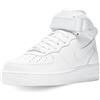 NIKE Air Force 1 '07 Mid, Sneaker Donna, Bianco, 40 EU