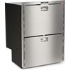 Vitrifrigo DW180 OCX2 RFX Frigorifero a cassetto doppio, 144 Litri, Acciaio Inox, Steelock, Termostato LED, Vent Position, A x L x P 86.6x66.6x59 cm