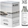 ASKO Detergente Bianchi 6 flaconi Detergente lavatrice per capi bianchi, confezione da 6 flaconi da 1 litro ciascuno, 99% ingredienti naturali, senza coloranti, parabeni e derivati animali, Bottiglia 100% plastica riciclata