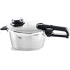 Ⓜ️🔵🔵🔵 Fissler Vitavit Premium - Pentola a pressione, Capacità 3.5 Litri, Diametro 22 cm, Acciaio inox, Cestello per cottura a vapore, Sistema di regolazione della pressione a 3 livelli
