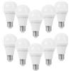 OPTONICA Lampadina led goccia e27 8,5 watt resa 54watt risparmio energetico 2700k pezzi 10
