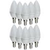 OPTONICA Lampadina led candela e14 5.5 watt resa 40watt risparmio energetico 2700k pezzi 10
