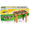 mandelli Sport1 Calcetto indoor Mini Goal con gambe. Calcetto balilla da interno in MDF, misure 69x37x65cm. Bigliardino da casa con 6 aste passanti. Segnapunti e palline incluse. Colore legno, Taglia unica