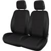 Cora manufacturing Coprisedili anteriori Fast&Smart tg. speciale tess. misto cotone nero/black&color