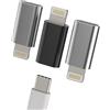 zoyuzan Adattatore USB C Female a Lightning (3 pezzi) per Apple MFI Certified Cavo di ricarica per iPhone 14 13 12 Type-C Jack Jack Cavo Presa PD Charger per iPad Devices Jack Data Trasferimento Accessori