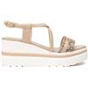 Nero Giardini E513512D Sandali Donna In Pelle E Materiale Tecnico - Ecru 40 EU
