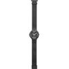 HIP HOP Orologio HWU0082 DONNA I LOVE quadrante PAVE NERO movimento SOLO TEMPO - 3 LANCETTE QUARZO e CINTURINO SILICONE NERO