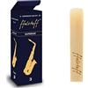 ffalstaff Ance per Sax Contralto Superior con Taglio Francese Durezza 3 in Canna Tradizionale Arundo Donax - Smart Pack da 5 pezzi - Ogni Ancia è Sigillata e Sterilizzata Singolarmente
