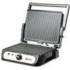 Girmi BS41 Bistecchiera, 2000W, Acciaio INOX, Rivestimento Antiaderente, Piastre Staccabili, Nero/Argento
