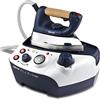 Girmi SS65 Stirbella Sistema Stirante, ferro da stiro, 2200 W, 3,5 Bar, 30-60 g/min, Manometro, Tappo di sicurezza, Capacità serbatoio 1 Litri, Manopola di regolazione, Bianco/Blu