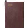 BRUNNEN Agenda tascabile mod. 723 2026 | A7 ecopelle bordeaux