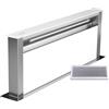 Klarstein Royal Flush Eco - Cappa a Scomparsa, Efficienza Energetica A++, 720 m³/ora, Touch-to-Slide, LED da 6500K, Acciaio Inox & Vetro, Cappa da Cucina Elegante e Potente