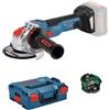 BOSCH PROFESSIONAL Smerigliatrice angolare ø 125 mm Bosch X-LOCK GWX 18V-10 SC Professional (senza batteria)