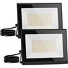 Aigostar- Faretto led 50W da Esterno,2 Pezzi,bianco naturale,Super illuminoso Faro led da 4500 lumen e 4000k. Faretti led Impermeabile IP65 per cortile, giardino, garage, tetto.