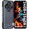 Does not apply WP35 5G Rugged Smartphone Android 14 (2024) - 11000Mah 24GB+256GB Telefono Indis