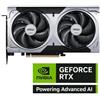 MSI GEFORCE RTX 5060 Ti 16GB VENTUS 2X OC PLUS GDDR7 DUAL FAN PCI Express x16 5.