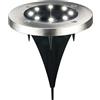 Goldlux Solly lampada solare da terra 1x W argento 330246