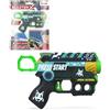 CRAZE BLASTER-X Foam Guns Nano - Pistola de espuma para niños 16cm, 6 dardos, alcance de disparo 10m - Juguete bláster de espuma