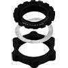 ALLIGATOR ADATTATORE CENTERLOCK PER DISCHI FRENO 6 FORI - NERO, PER PERNI PASSANTI 15-20 MM