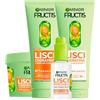 Garnier Fructis Lisci Cheratina con Maschera da 370ml + Shampoo da 200ml + Siero Termoprotettore Lisci Impeccabili da 50ml + Balsamo da 200ml per Capelli Crespi Secchi e Spenti - Set da 4