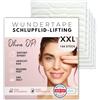 WUNDERTAPE Strisce adesive per sollevare le palpebre senza chirurgia (impermeabile, invisibile, tenuta 24 ore, nastro eyelid tape) strisce invisibili (144 x XXL)