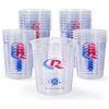 CR CHRWLIN Piant - Set di 12 bicchieri da miscelazione monouso, misura precisa in rapporti 1370 ml e 40 oz in plastica per resina colorata, pigmenti acrilici epossidici