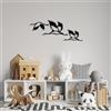 Wallity Hanah Home Elegante set di accessori decorativi da parete in metallo nero (3 pezzi) | 100% metallo, spessore 1 mm | perfetto per la decorazione della casa, design moderno ed elegante