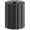 com-four® Bordi per prato in plastica - bordi per aiuole e per prati, bordatura prato con lunghezza regolabile individualmente - 20 x 900 cm