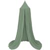 Aolso Baldacchino per Letto bambino, Baldacchino per Culla Neonato, Tenda Letto in Cotone per Decorazione Culla bambino