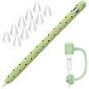 NIUTRENDZ Custodia per Girasole per Apple Pencil 1ª Generazione Custodia Silicone Protettivo Accessori con Apple Pencil Tips Cover & Cavo Adattatore Tether (Verde)