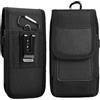 Dumhuts Porta Cellulare da Cintura - Borsello da Cintura Uomo in Nylon per iPhone 14/13/12/11/Pro/Max, Samsung Galaxy S23 S22 S21 - Marsupio Cintura per Cellulare