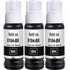 DOREE 104 Inchiostro Nero Compatibile per Epson 104 EcoTank Flacone di inchiostro per Epson EcoTank ET-2710 ET-2711 ET-2712 ET-2714 ET-2715 ET-2720 ET-2726 ET-4700