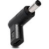 KUOQIY Adattatore da USB C a DC 12V, 3.1 Tipo C USB-C Femmina a DC 5.5x2.1 mm Maschio Adapter PD Emulatore Trigger 90 Gradi Angolato, per Router, Modem Ottici, Apparecchiature di Monitoraggio