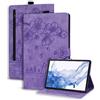 Succtopy Custodia per Samsung Galaxy Tab S8 2022/S7 2020 11 Pollici Cover in Pelle PU Flip Portafoglio con Porta Penna Custodia con Funzione di Supporto Cover Galaxy Tab S8 2022/S7 2020 - Viola