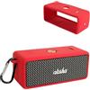 Generisch Custodia in silicone per Marshall Emberton II portatile altoparlante Bluetooth antiurto, antipolvere e impermeabile, per un uso senza preoccupazioni, colore: rosso