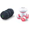 Beurer Set combinato Beurer MG 35 Deep Roll Rullo Massaggiante con Vibrazione, per il Rilassamento e la Rigenerazione Muscolare & Beurer MG 16 Mini Dispositivo per Massaggio, compatto, Colore Rosso