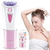 Swsdee Epilatore Elettrico Donna,Mini Epilatore Elettrico con Luce Led,Lama in Acciaio Inossidabile, Epilatore Viso Senza Fili,per Depilazione Viso,Corpo,Ascelle,Gambe,Sopracciglia,Zona Bikini