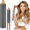 Jinfanshurich Fascia arricciacapelli 20 - 40 mm per Dyson Airwrap HS05/HS01, 2 in 1, accessorio per capelli e capelli multifunzionale, colore: oro