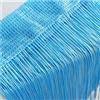 Vidillo Tenda a fili per porta, pannello a frangia per finestra, divisorio per stanze, casa, patio, camera da letto, decorativa, con nappe, fili argentati, per matrimoni, caffetteria, ristorante Blue