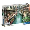 Clementoni - Puzzle 1000 Pezzi per Adulti e Ragazzi, Collection, Tema Canali di Venezia, con Poster Incluso, Compact Box, Idea Regalo Uomo e Donna, Made in Italy, 70x50 cm, 39945