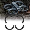 NUHFUFA Protezione per elica per drone Avata 2, anelli paraurti anti-collisione, accessori compatibili con DJI FPV AVATA 2 (nero)
