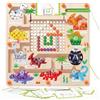 Dr. MUYA Giochi Montessori 2-6 Anni, Palline Magnetiche, Giochi Legno Bambini, Giochi Educativi, Regalo Bambino Bambina