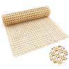LUTER 1 Rotolo Rattan Rotolo, 30cm x 1m Rotolo di Fettuccia in Canna di Rattan Naturale per Progetti di Fustigazione Tessuto in Rattan a Rete per Mobili Sedie Armadietti
