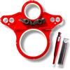 2.0 OUTILLAGE CARRELEUR Artisan français Modello di tracciatura per supporto WC compatibile Geberit - dima per installazione WC sospeso - plastica rinforzata con portamatite e ricariche - fori precisi su piastrelle - Outillage Carreleur 2.0