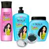 Leedya SKALA Expert Mais Cachos - Crema per Trattamento Capelli Ricci - Formula 2 in 1 Effetto Condizionanate e Districante - Definizione Ricci Forza e Resistenza (Shampo, Crema Styling, MaisCachos Spazzola)