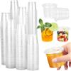 Ouxayapl 300 Pezzi Bicchieri Shot Plastica, Bicchieri da Liquore Trasparente Riutilizzabili, Bicchieri Cocktail Plastica per Compleanni, Matrimoni, Barbecue, Feste (2cl/20ml)